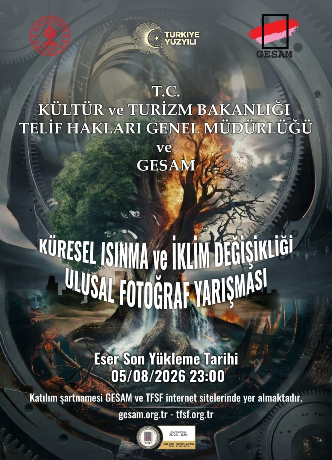 Küresel Isınma ve İklim Değişikliği Ulusal Fotoğraf Yarışması afişi (1)